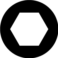 Diameter  Hex drive (inch)