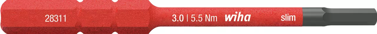 Red hexagonal tool bit with "28311" and "3.0 | 5.5 Nm" text