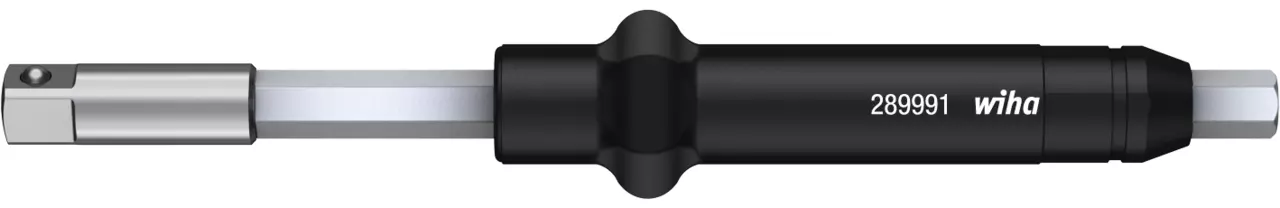 Universal adapter blade with black handle and hexagonal shaft.