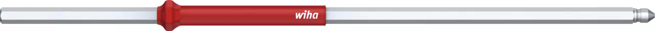 Hexagonal interchangeable blade with red handle