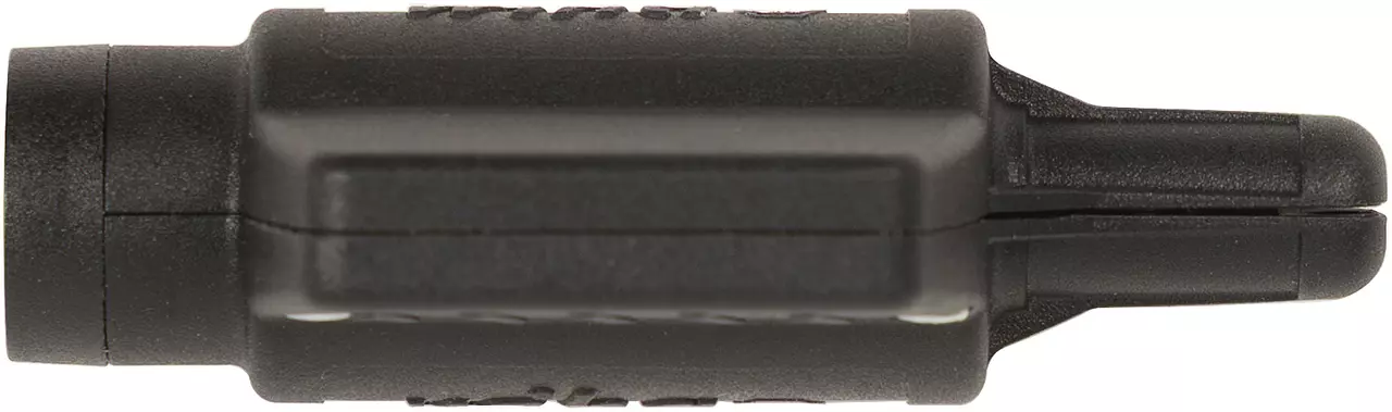 Black plastic torque tool with side view, featuring a key handle design.