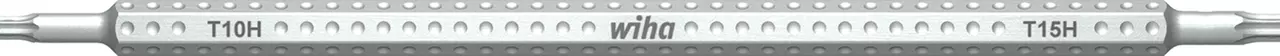 Interchangeable screwdriver blade with T10H and T15H ends