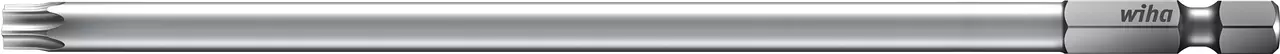 Silver Torx screwdriver bit, 150mm long, with hexagonal base