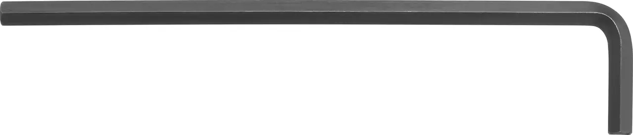 Hex key in L-shape, black metal