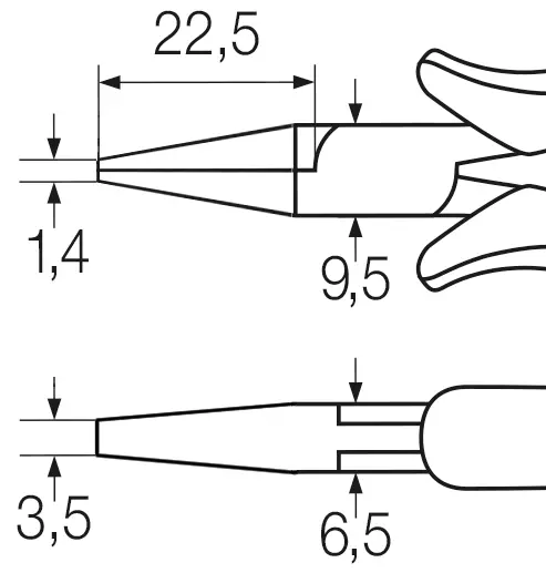 Zeichnung_Z38004_Zange_ESD